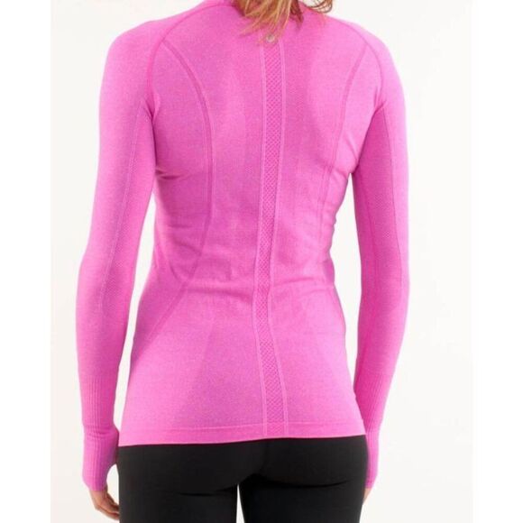 LULULEMON ATHLETICA Swiftly Tech Long Sleeve 2.0 In Paris Pink Size 4 - Picture 2 of 4